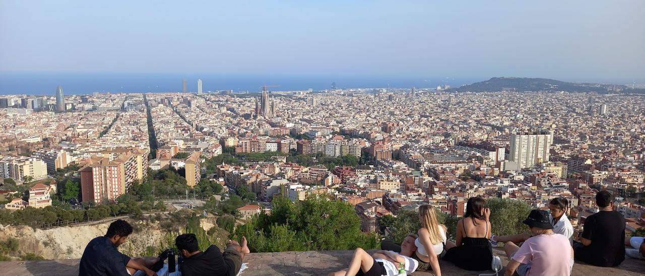 Blick auf Barcelona.
