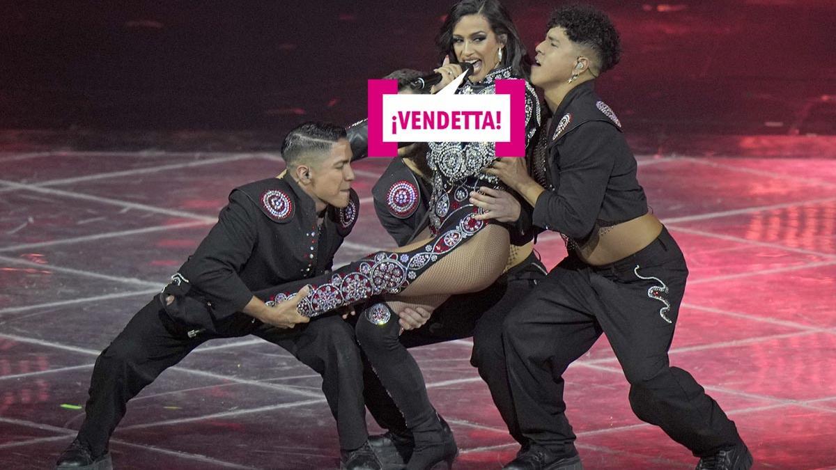 Chanel Terrero bailando y cantando en Eurovisión 2022