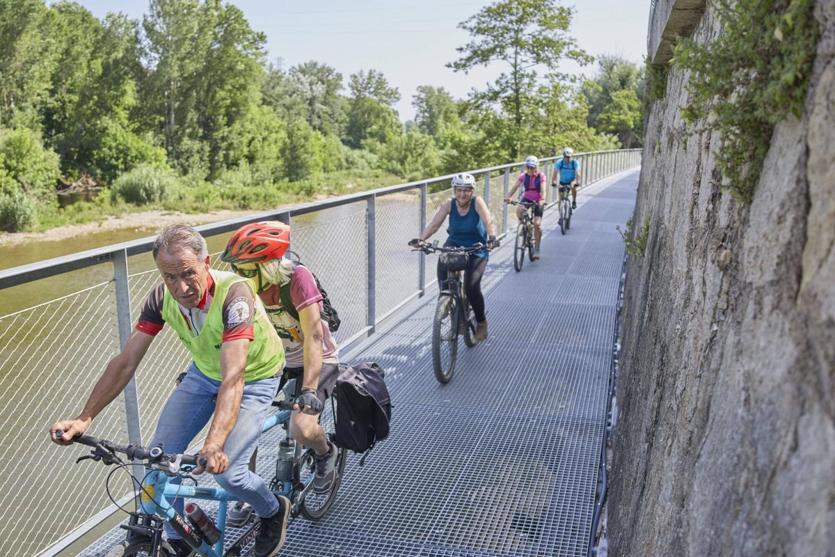 Les imatges de la nova via ciclista Girona - Celrà