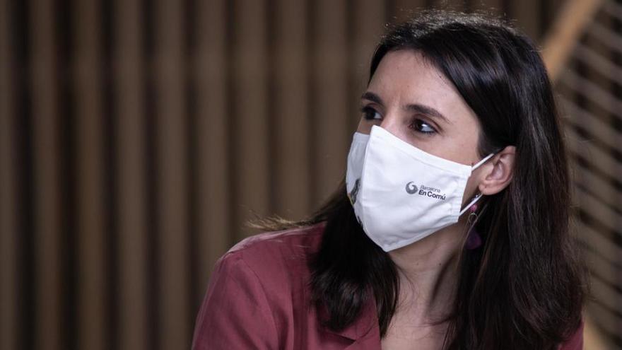 La ministra de Igualdad, Irene Montero.