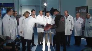 Mariano Rajoy, de precampanya en una empresa d’alimentació a Màlaga.
