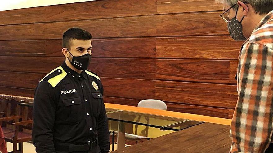 Aleix Solé, nou agent de la Policia Local de Solsona