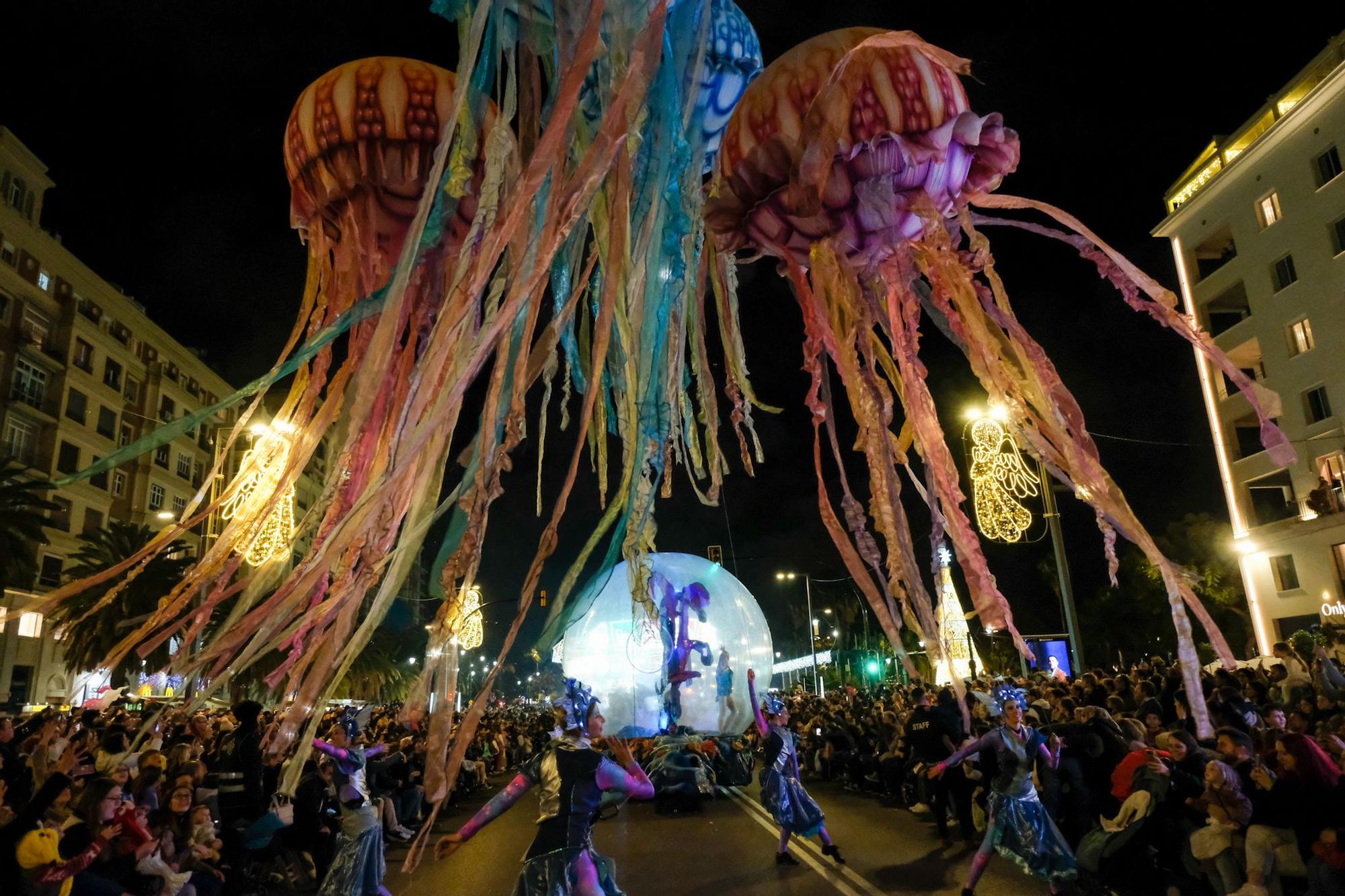 La Cabalgata de los Reyes Magos de Málaga 2023, en imágenes