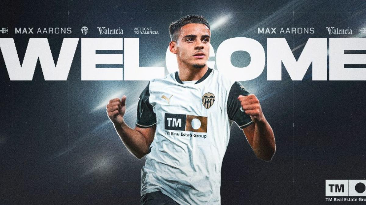 Max Aarons ya es jugador del Valencia CF