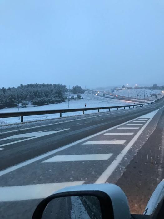 La autovía A7, cortada a la circulación de camiones esta mañana desde Alcoy en dirección Alicante.