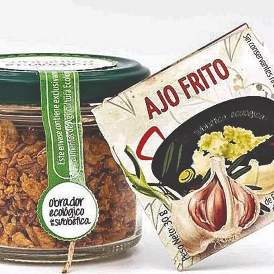 Ajo frito ecológico