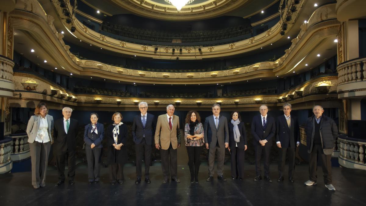 Miembros de la Junta de Gobierno de la Sociedad de Conciertos de Alicante y de su Fundación, nacida en 2021.