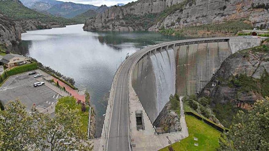 Embassament de la Llosa del Cavall, des d&#039;on es portarà l&#039;aigua fins a Igualada