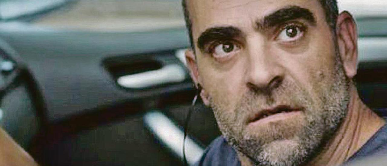 El actor gallego Luis Tosar, en una secuencia de &quot;El desconocido&quot;.