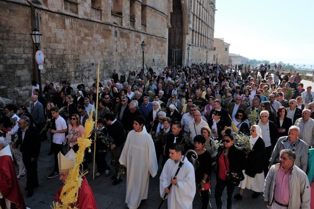 Prozession Ostern 2017 Palma Mallorca Palmsonntag