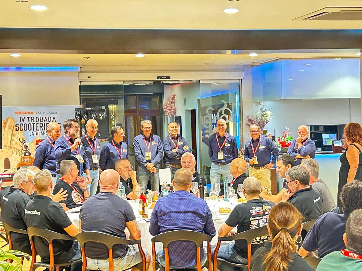 La nova junta dels Scooteristes Catalans, presentada a l'Hotel Gran Sol