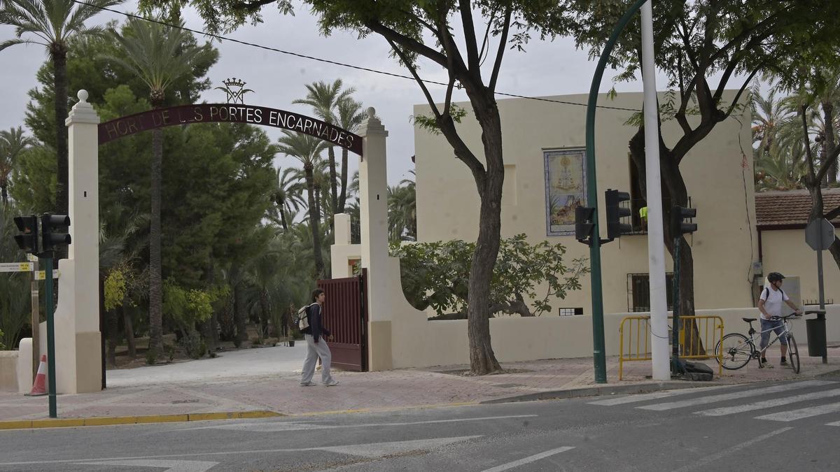 El Hort de les Portes Encarnades, que se ha rehabilitado, en una imagen reciente.
