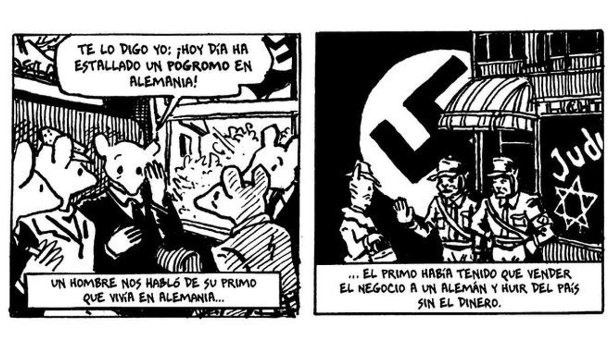 Viñetas de 'Maus'.