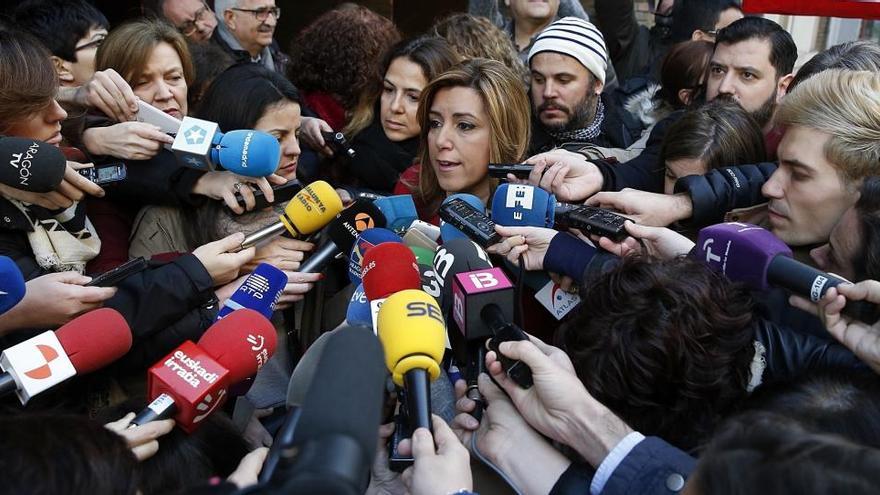 Susana Díaz: «Estic cansada d&#039;escoltar el senyor Iglesias ficant-se amb el PSOE»