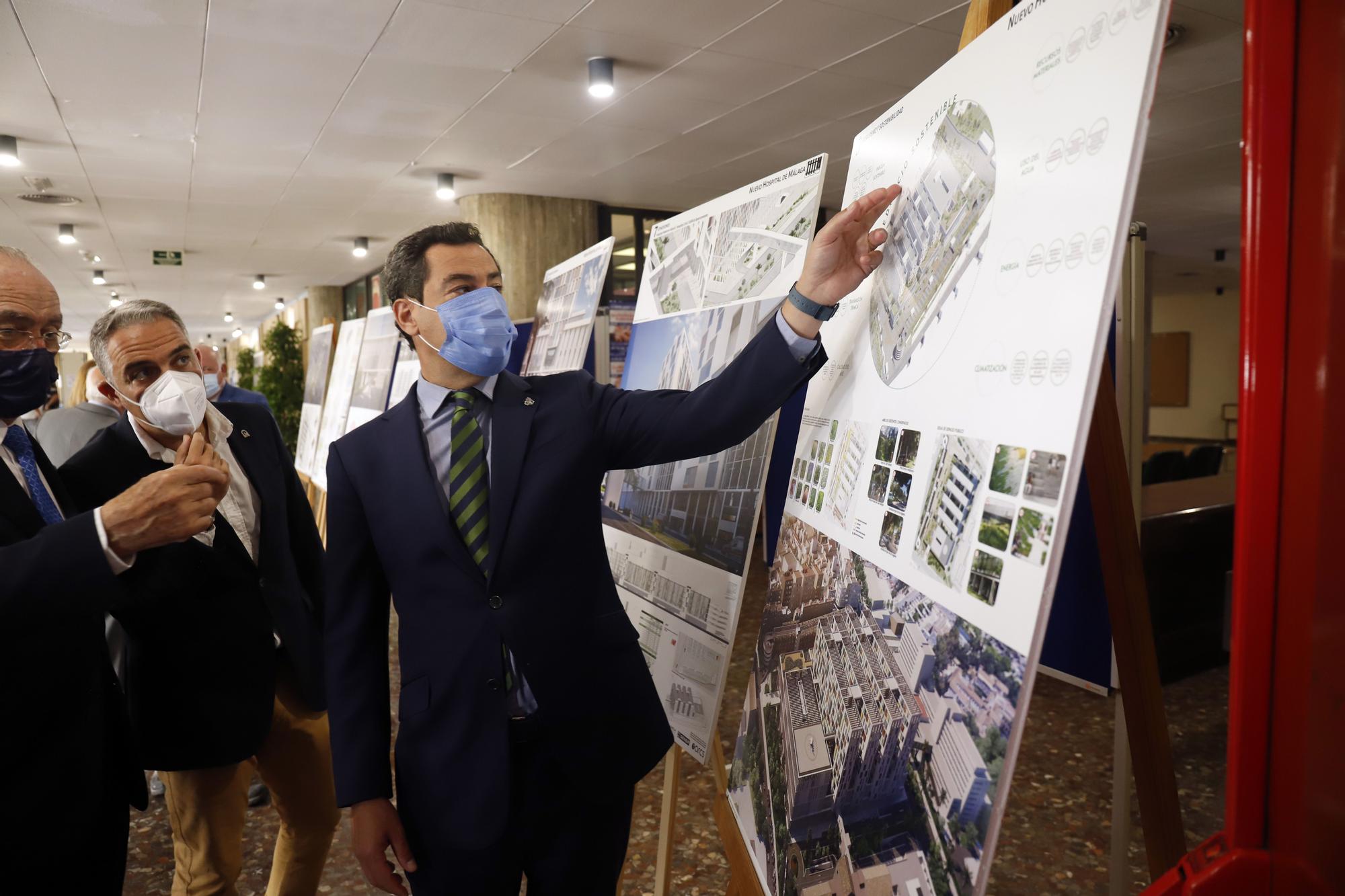 Presentación del anteproyecto del tercer hospital de Málaga.