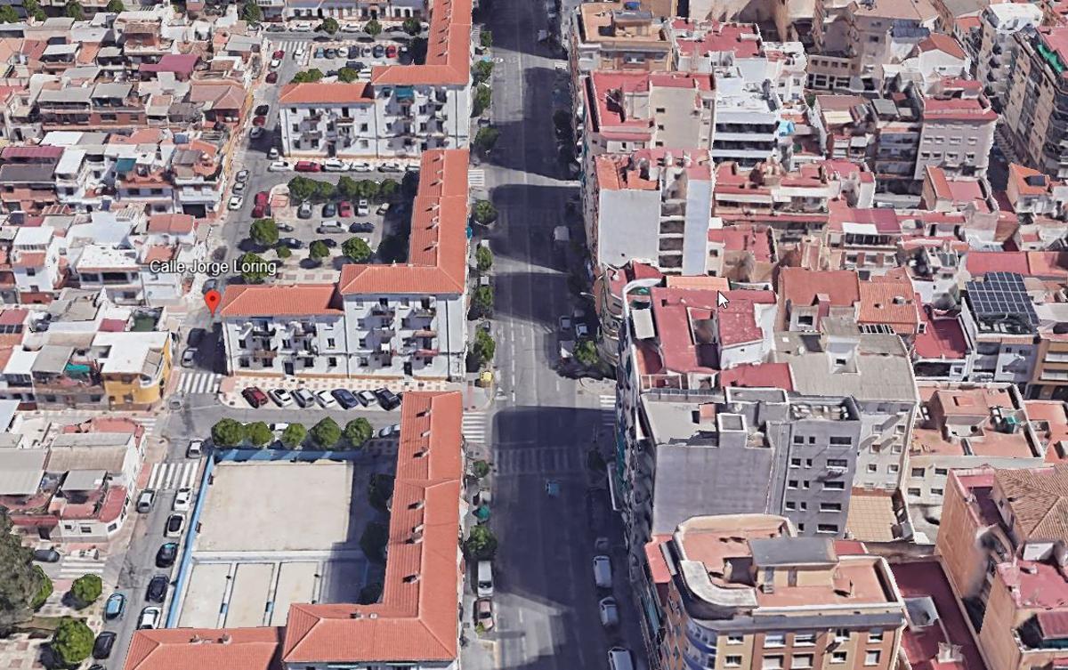 La calle Jorge Loring, paralela a Eugenio Gross.