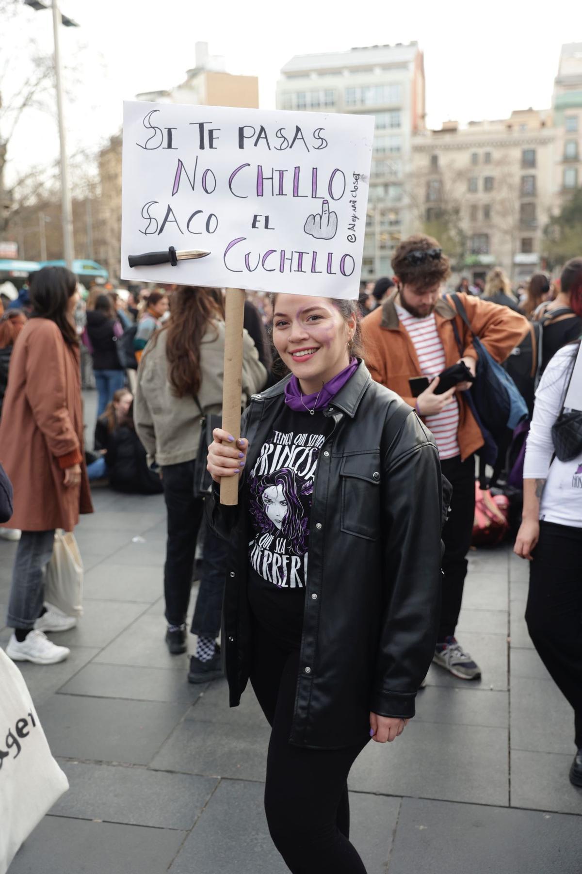 Manifestación del 8-M en Barcelona