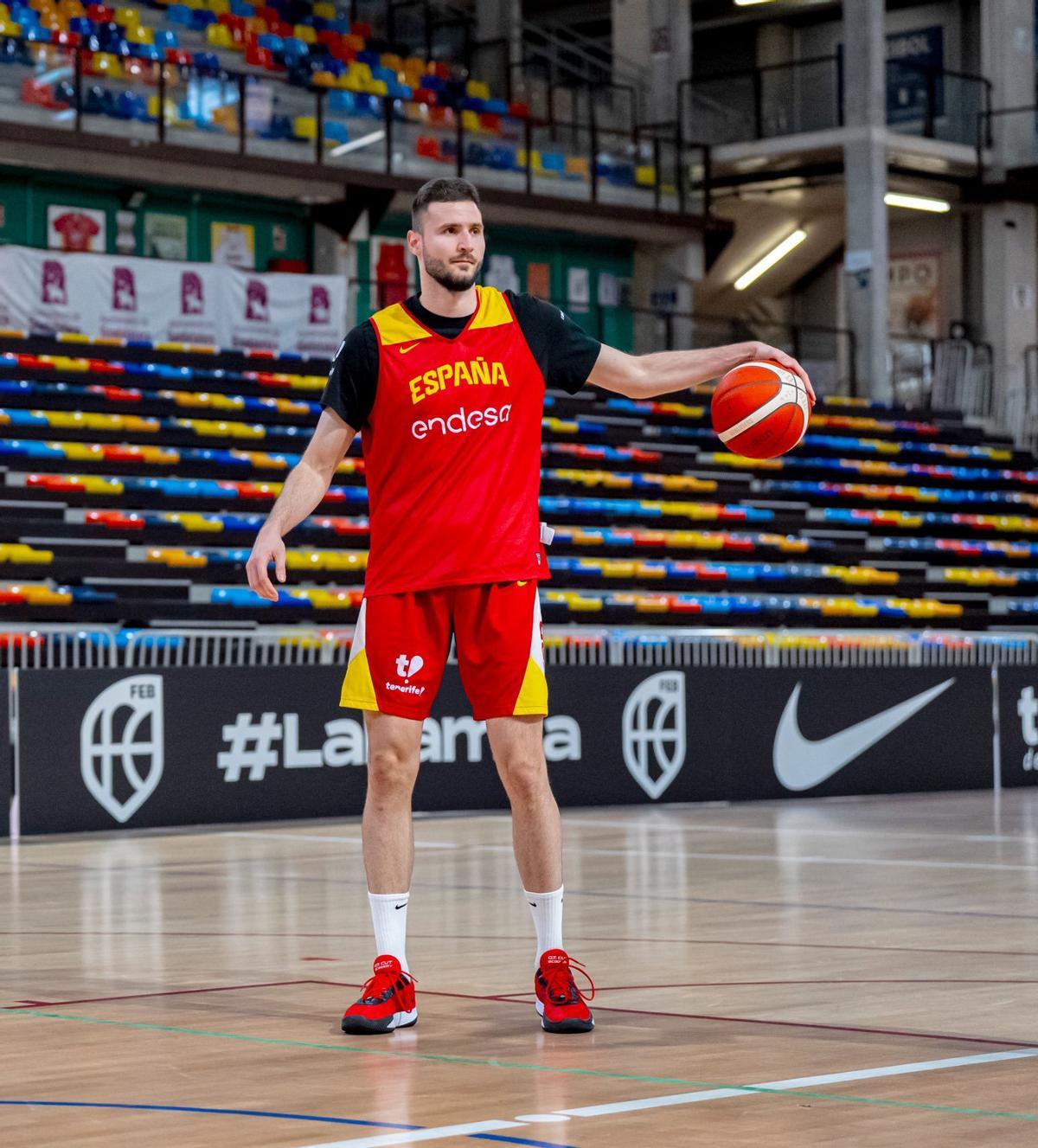 Miguel González, durante la concentración en Guadalajara.