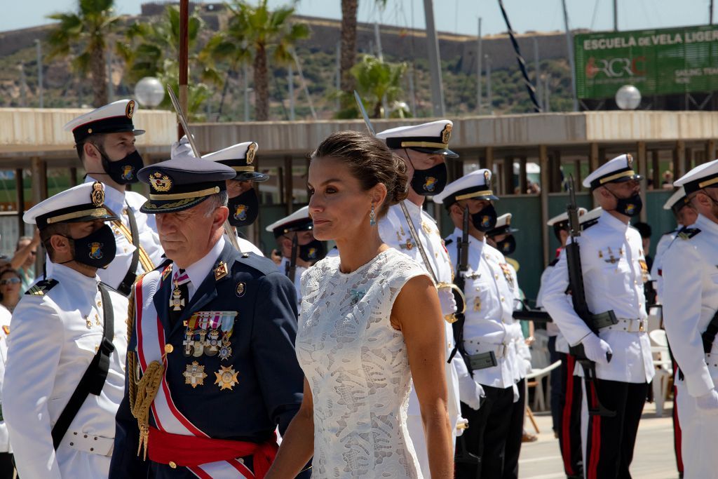 Así ha sido la visita de la reina Letizia a Cartagena