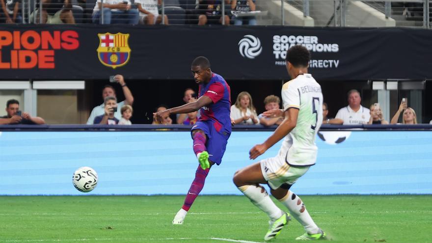 ¡Dembélé 'picó' primero! No te pierdas el golazo del francés que adelantó al Barça en el Clásico