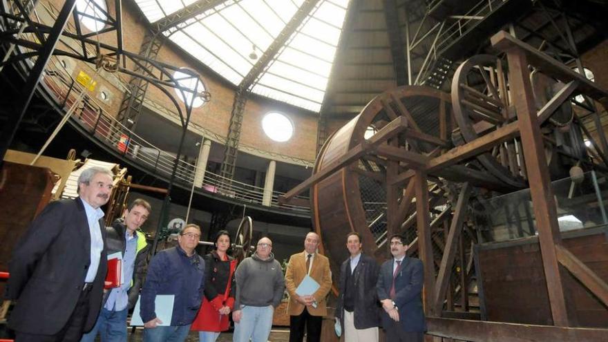 Integrantes del órgano de gobierno de la entidad que gestiona el Museo de la Minería.