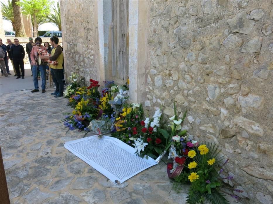 200 personas homenajean en Porreres a los que lucharon por la República