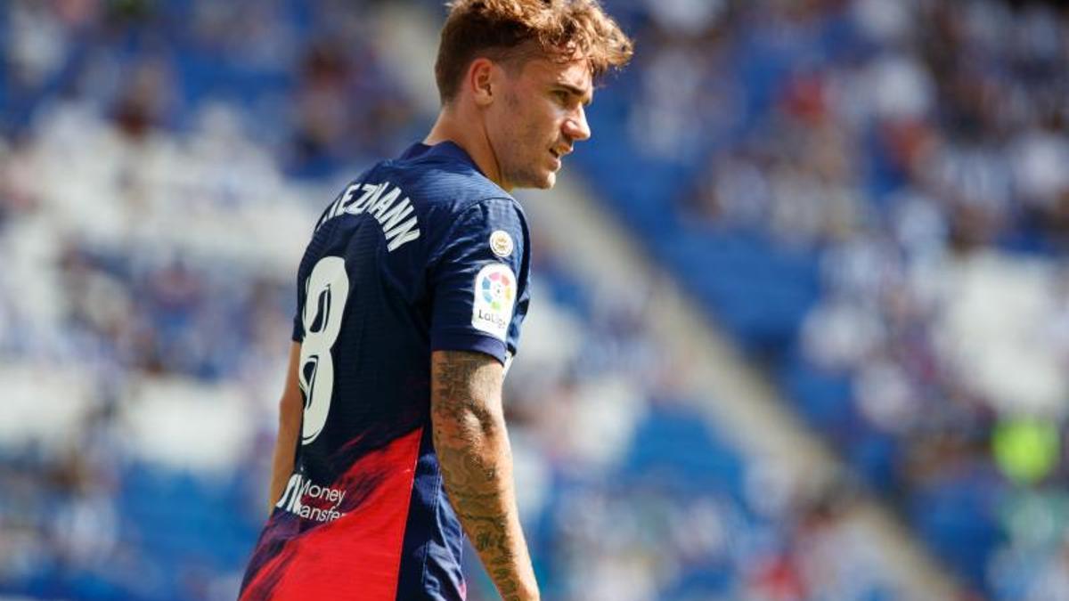 Griezmann vuelve a jugar un partido con el Atlético de Madrid el 12 de setiembre de 2021