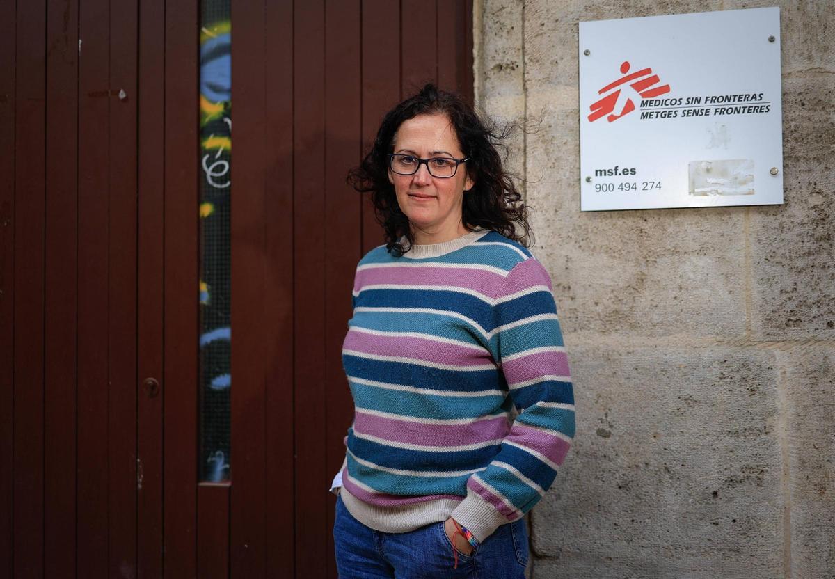 Arantza Abril, matrona durante años sobre el terreno en diferentes países de todo el mundo con MSF