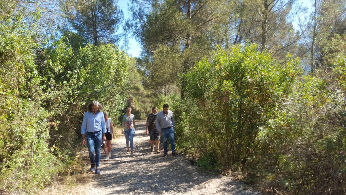 Antic traçat del cremallera de Montserrat a Castellbell