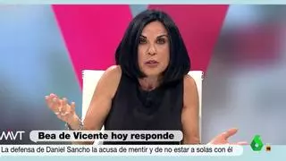 Beatriz de Vicente responde a la portavoz de la familia Sancho tras acusarla de mentir: "Me parece ridículo"