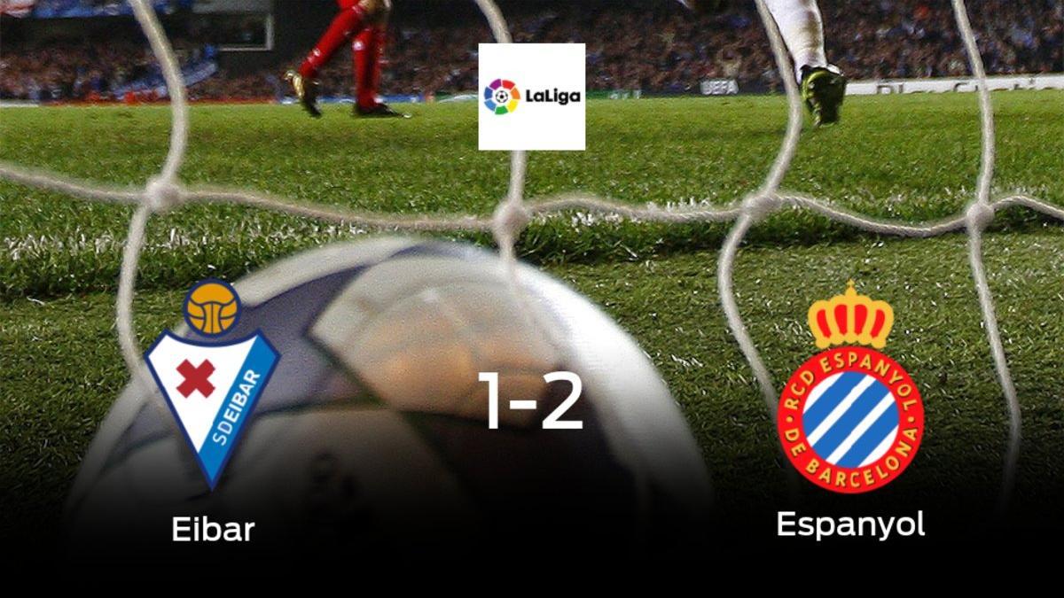 El Espanyol consigue los tres puntos después de ganar 1-2 al Eibar