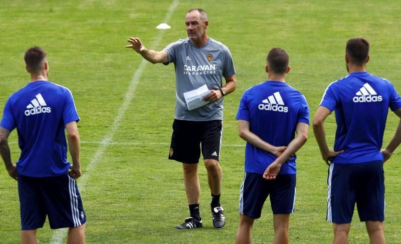 Concentración del Real Zaragoza en Boltaña