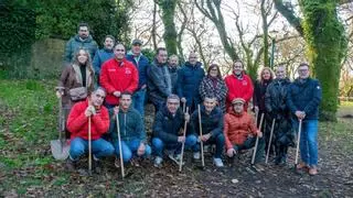 La Alameda recibe 150 nuevos robles de Luis Penido