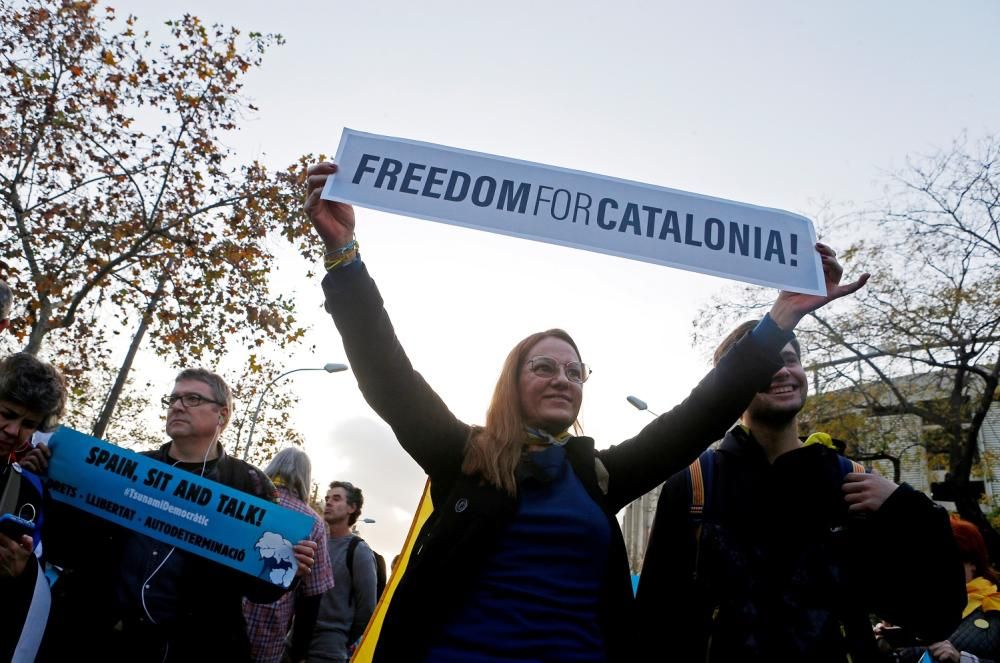 Acció de Tsunami Democràtic al Camp Nou