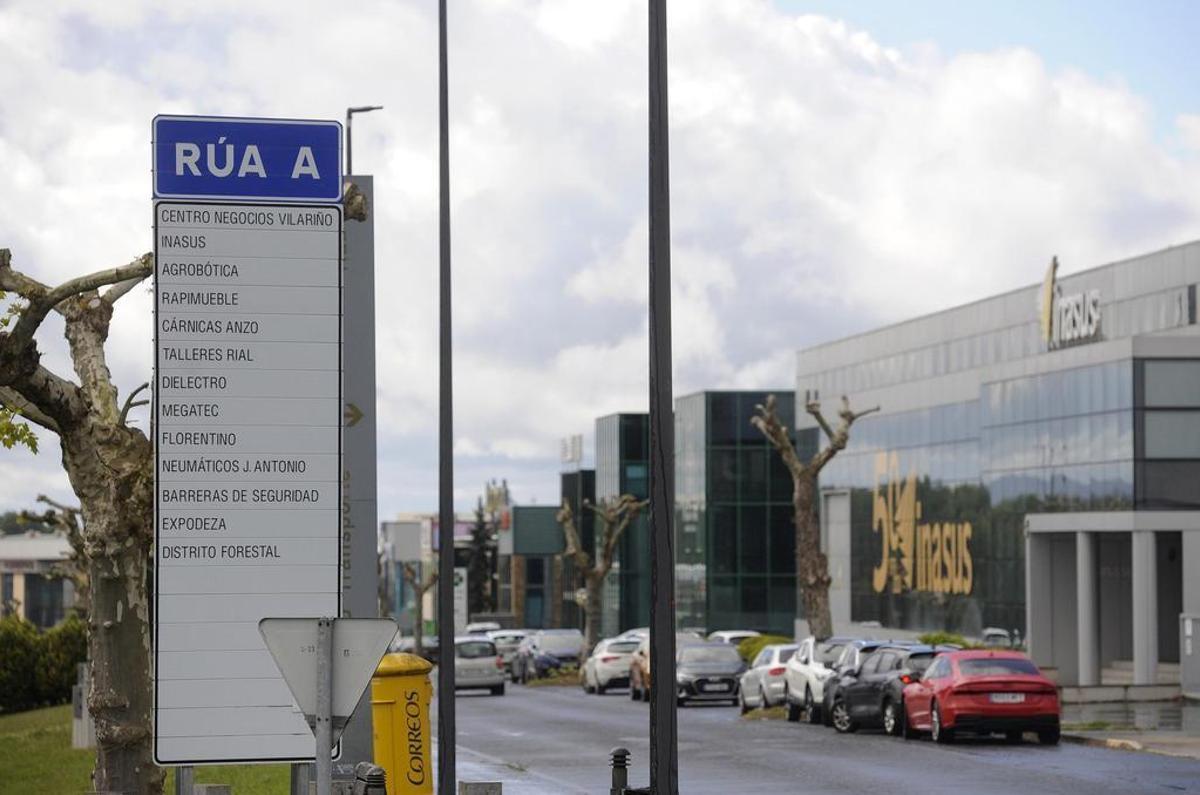 Una de las zonas del polígono industrial.