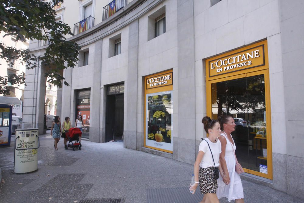 Tancament de comerços a Girona