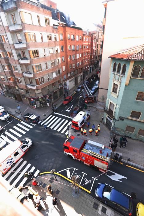 Incendio en Ciudad Naranco .