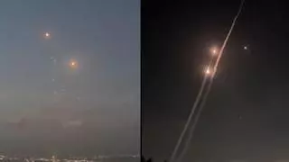 La Cúpula de Hierro israelí intercepta misiles disparados desde el Líbano sobre Haifa