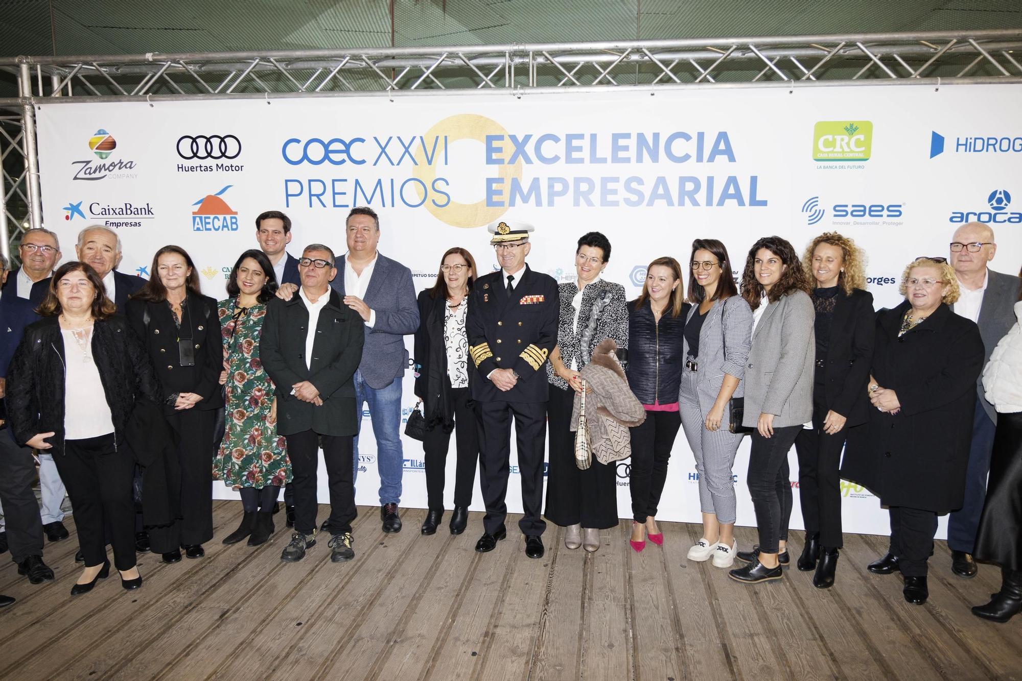 Las imágenes de los premios COEC en Cartagena