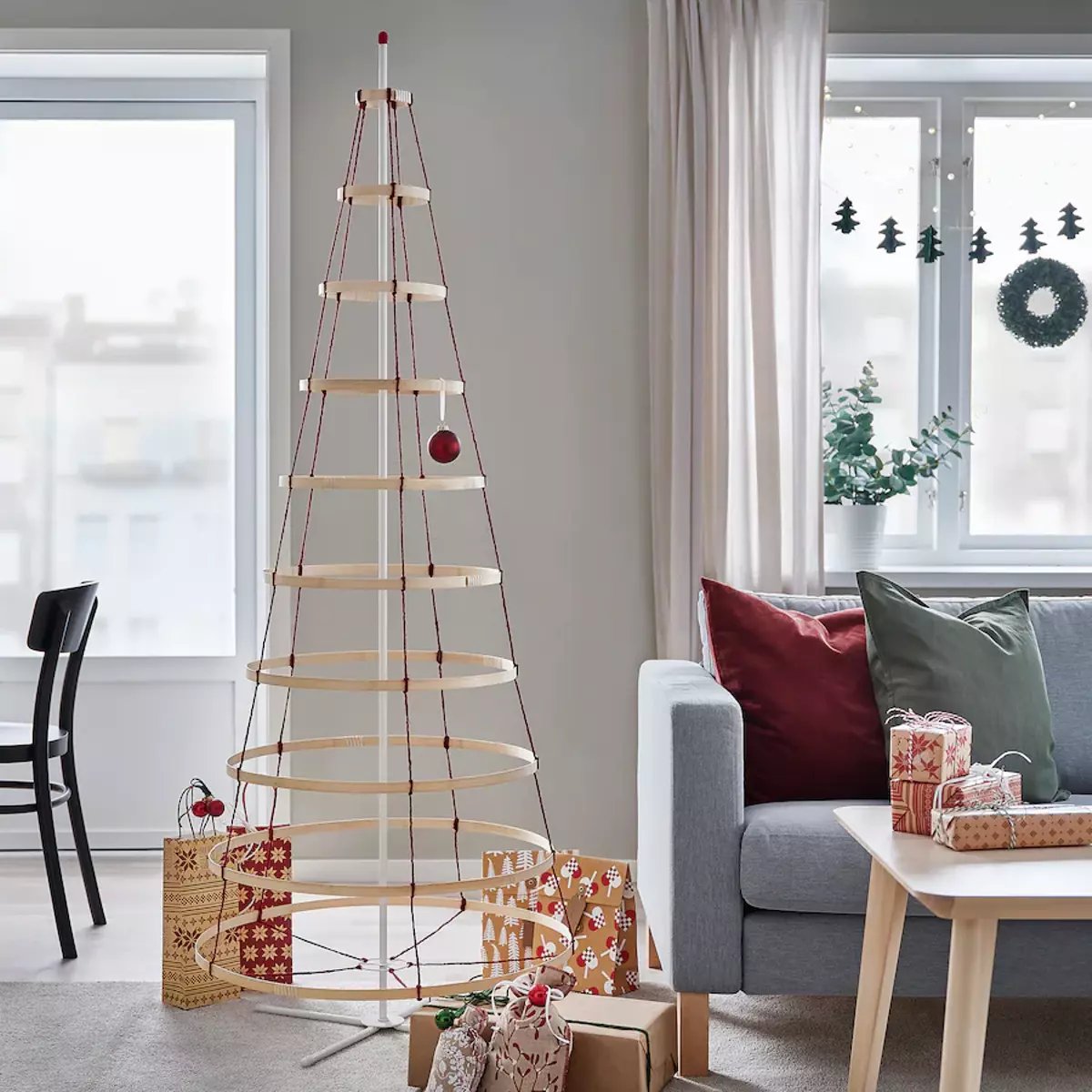 Árbol de Navidad Ikea | Este de bambú y yute será el protagonista de tu salón