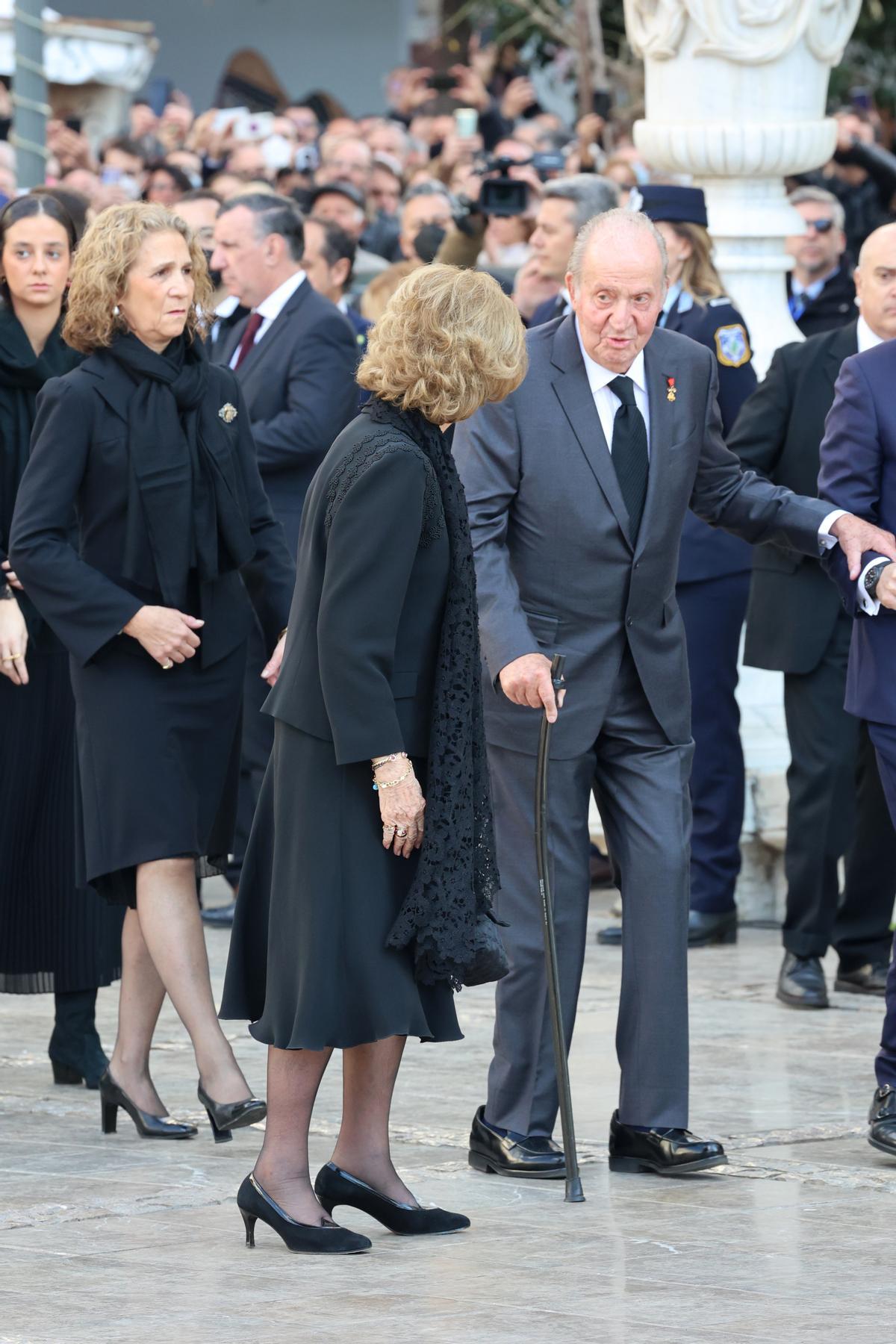 Funeral del rey Constantino de Grecia en Atenas