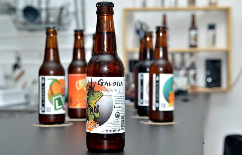 07/11/2018 VECINDARIO, SANTA LUCÍA DE TIRAJANA. Cerveza artesanal sin gluten, entre otras variedades, fabricada por la empresa Galotia Brewing. SANTI BLANCO  | 07/11/2018 | Fotógrafo: Santi Blanco