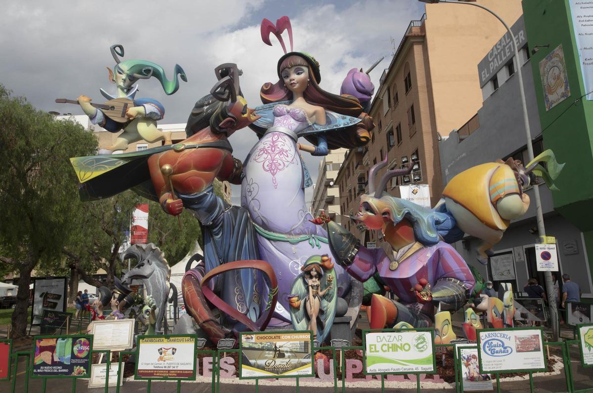 Falla Palleter, en una anterior edición.