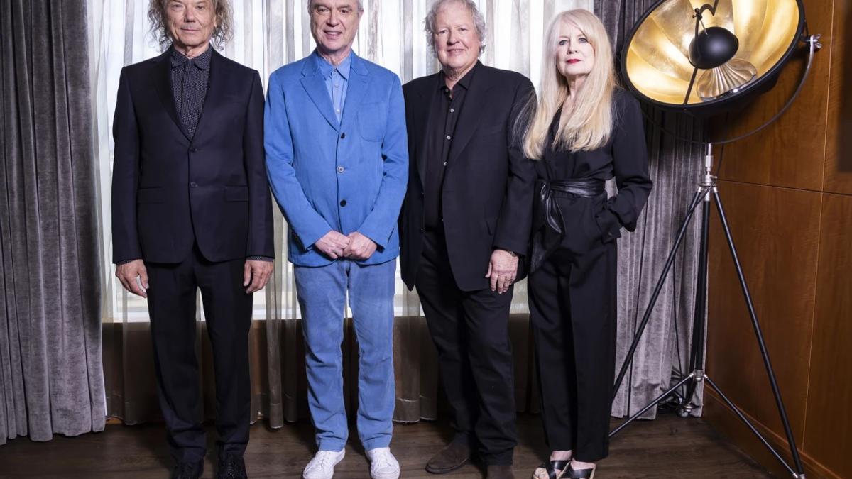 Jerry Harrison, David Byrne, Chris Frantz y Tina Weymouth: los Talking Heads, el pasado septiembre