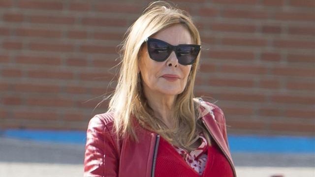 15 02 2020 Ana Obregon  durante uno de los ingresos hospitalarios de su hijo Alex en el hospital Ruber Internacional  EUROPA ESPANA SOCIEDAD