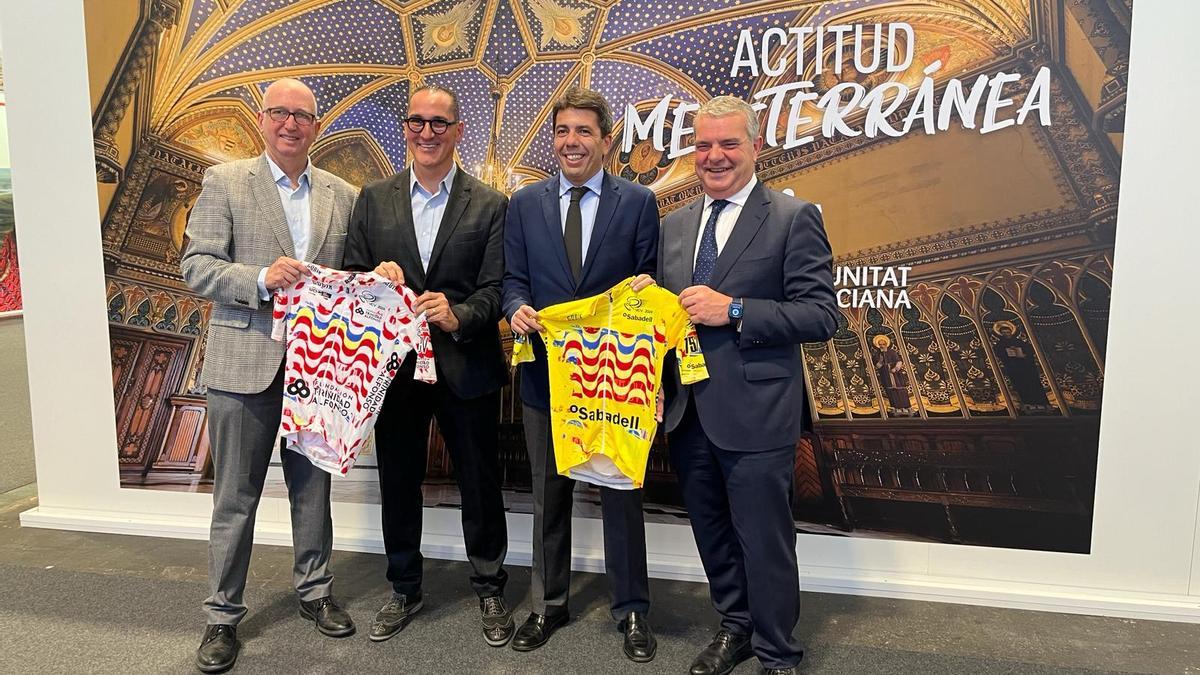 La Volta a la Comunitat Valenciana dará este miércoles con salida desde Benicàssim. Los maillots de montaña y al mejor valenciano están patrocinados por la Fundación Trinidad Alfonso y Comunitat de l’Esport.