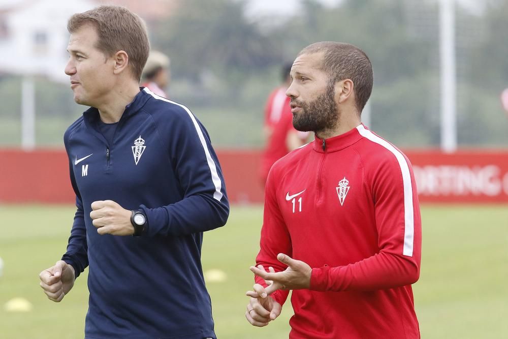 Entrenamiento del Sporting