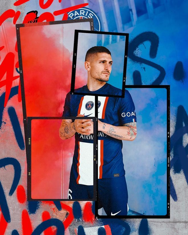 Así luce la nueva camiseta del PSG para la temporada 2022/23