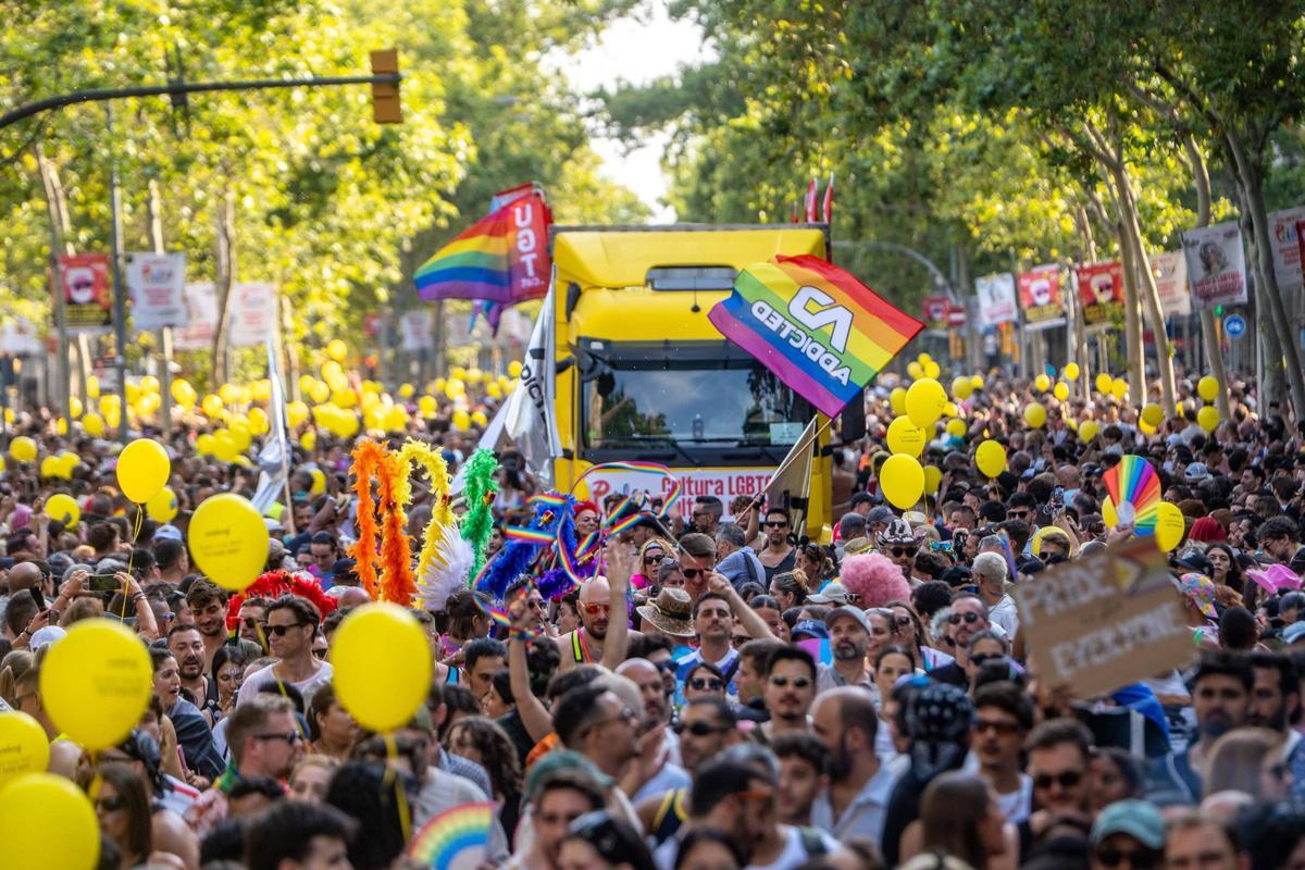 El Pride en Barcelona este sábado