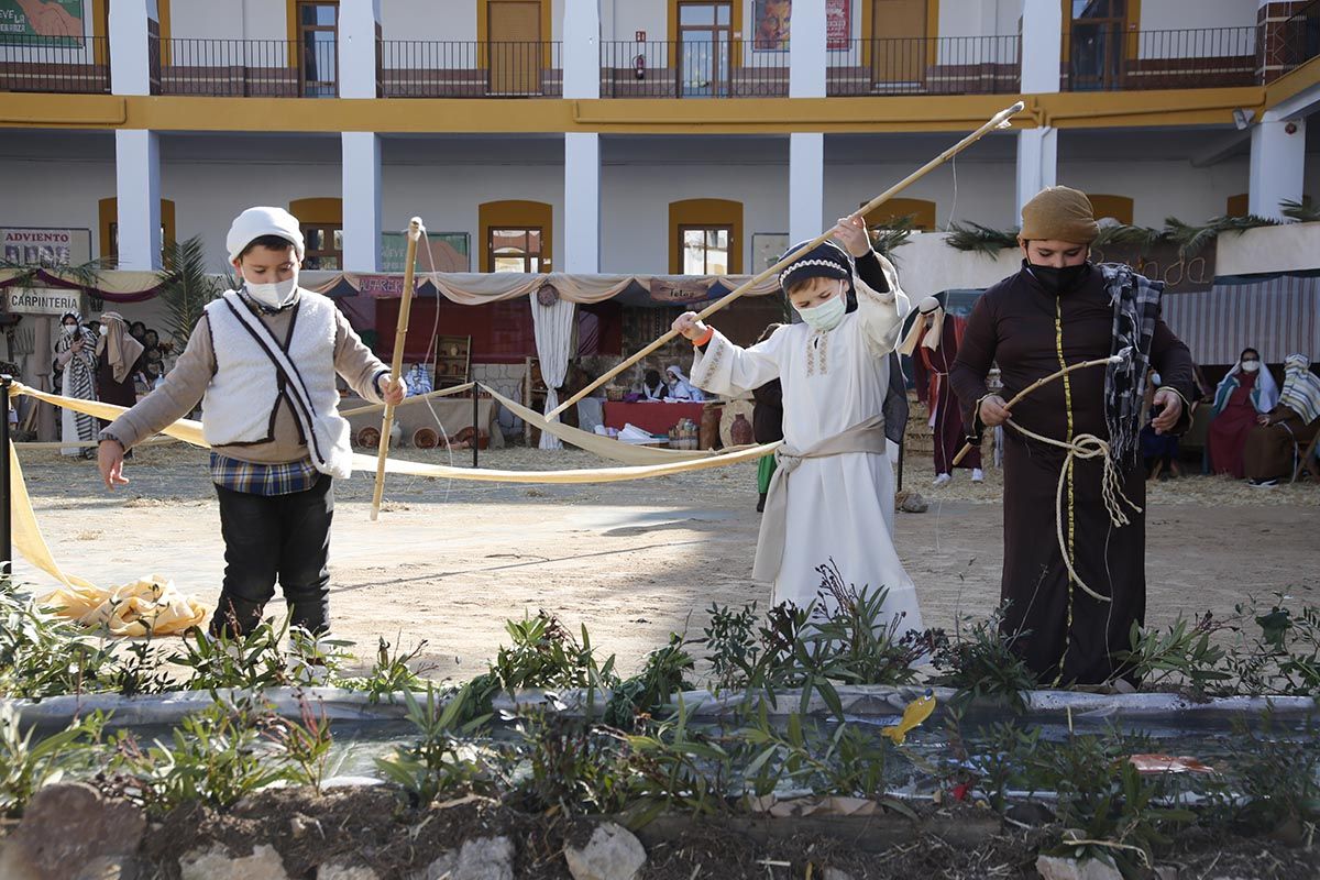 Belén viviente del colegio Salesianos de Córdoba